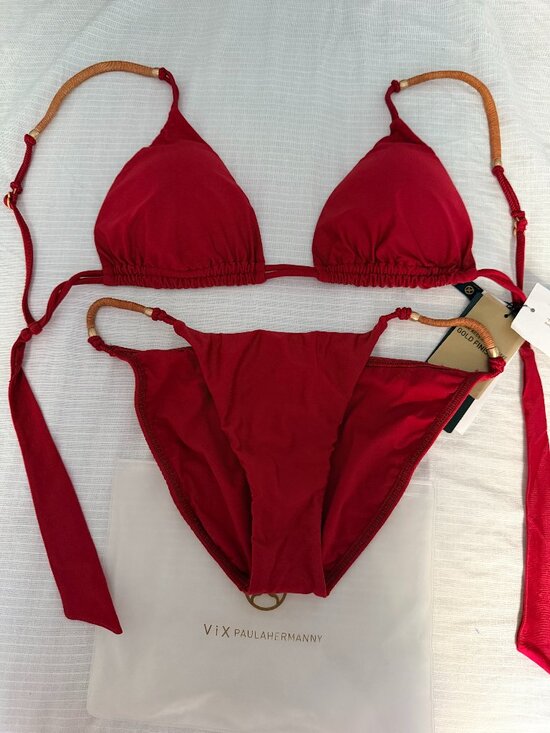 Vix Paula Hermanny Other - VIX by Paula Hermanny Red bikini set